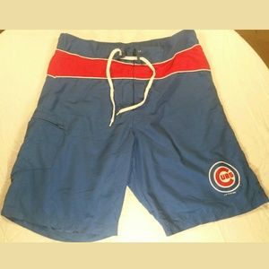 Chicago Cubs Board Shorts Men's XL EUC Swim Trunks